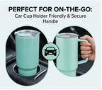 1200ML Insulated Plastic Tumbler with Handle (assorted colors)