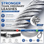 Stainless Steel Heavy Duty Clothes Drying Rope 5meter with Hooks