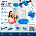 Ceiling Fan Cleaner Brush with Extendable Pole (Assorted Color)