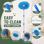 Ceiling Fan Cleaner Brush with Extendable Pole (Assorted Color)