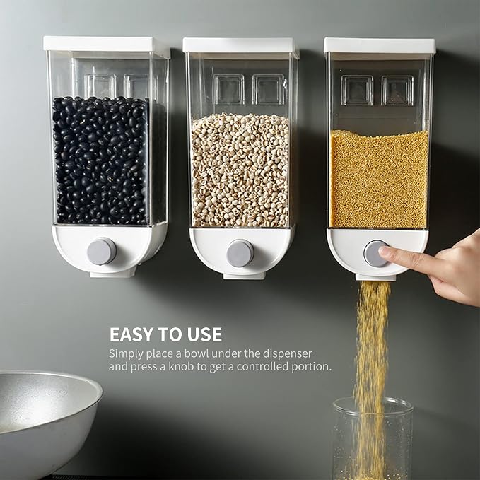 Wall Mounted Grain Dispenser for Kitchen ( Pack of 1)