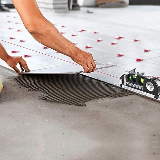 Level laser measuring tape with Ruler