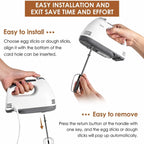 Food Beater for Whipping Mixing Cookies Cakes Eggs Dough