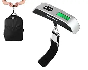 Portable Digital Luggage Scales for Travel with Backlit LCD pack of 2