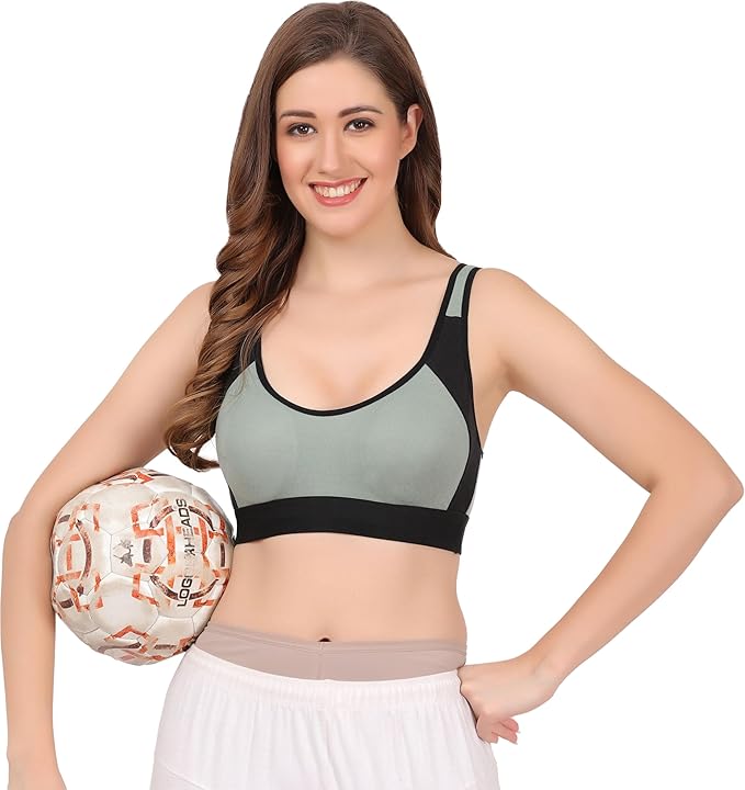New Women Sport Non Padded, Bra Breathable & Adjustable, Easy Comfort Pack of 3